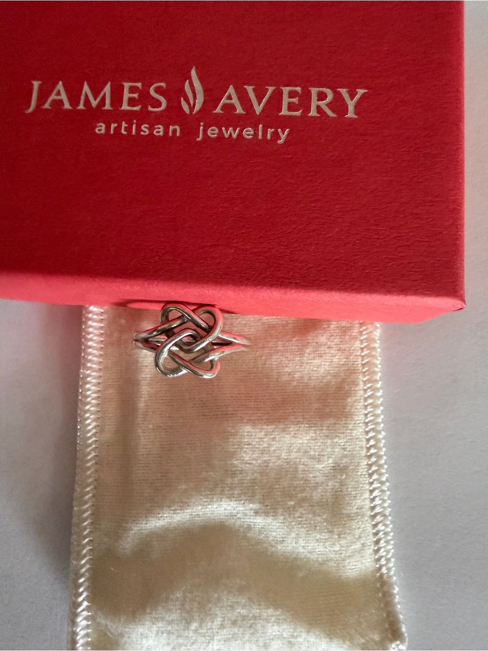 James Avery Sterling Silver Celtic Knot Ring - Silver